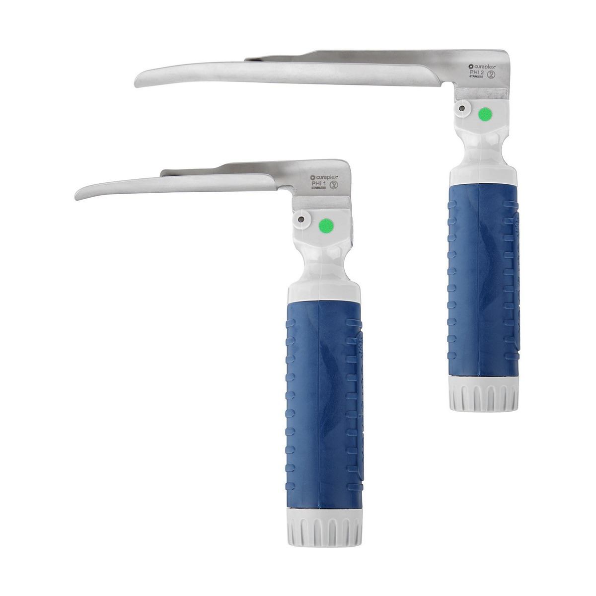 Curaplex® CuraView® Fiber Optic Laryngoscope Blade & Handle Combo Set