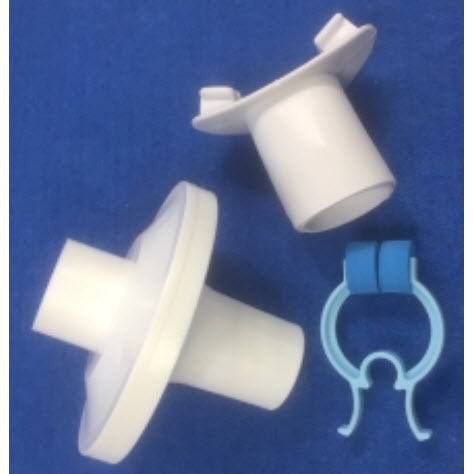 PFT Kit with DCII Filter, Mouth Piece, and Noseclip