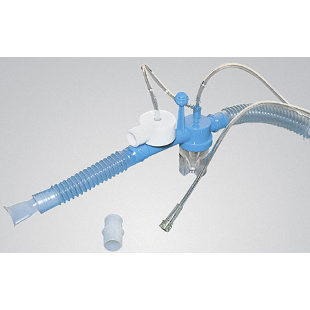 IPPB Manifold, Universal, AirLife,  2 Supply Lines, 6" Flextube, 120 Degree Baffled Quick-Neb