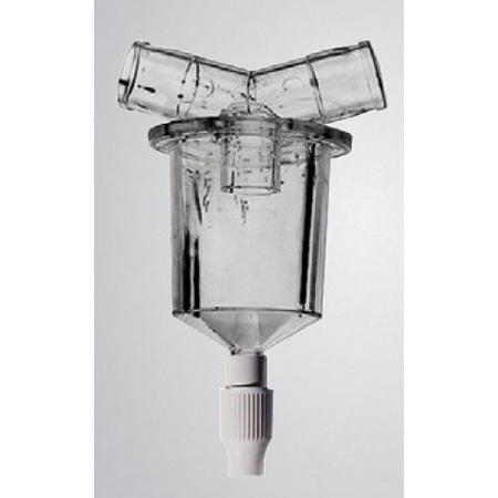 Water Trap, Disposable, Adult, Clear Cup, Twist Valve