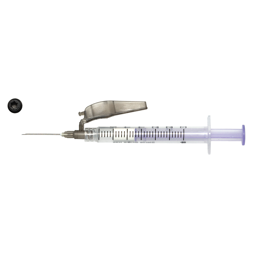 Pulset™ 3cc Arterial Blood Gas (ABG) Syringes with Safety Tip Trianim