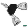 Puritan-Bennett Quick Connect Dual Outlet Connectors