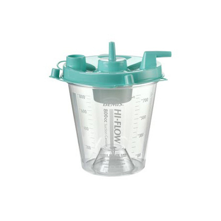 Hi-Flow Disposable Suction Canisters, with Aerostat Filter