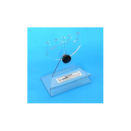 Tubing Holder, Zee-Frame, Adjustable, 5 1/2" to 8 1/2" H, Clear Acrylic