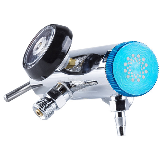 Curaplex® Click Style All Brass Oxygen Regulator