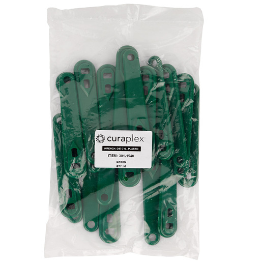 Curaplex® Cylinder Wrench, D and E Cylinders, Durable Plastic
