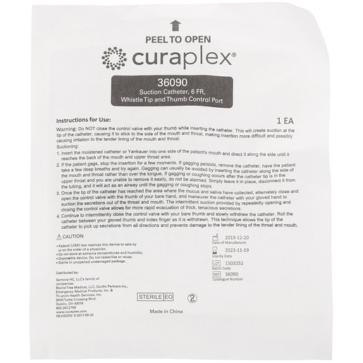 Curaplex® Suction Catheter, 6Fr