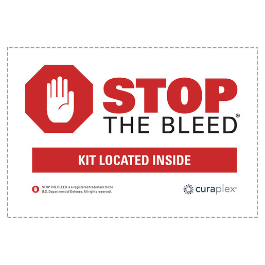 Curaplex Stop The Bleed Sticker Kit