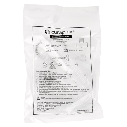 Curaplex® O2 Delivery Kit, PACU