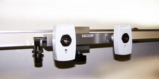 Double Vacuum Chemetron Gas Block with Fairfield Rail Mount