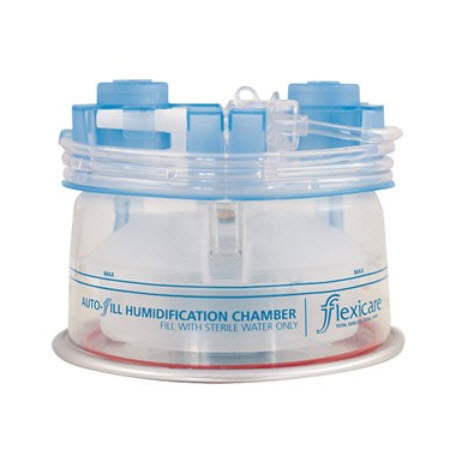 Humidification Chamber, Double Valve, Auto-Fill, 210mL Capacity, Sterile