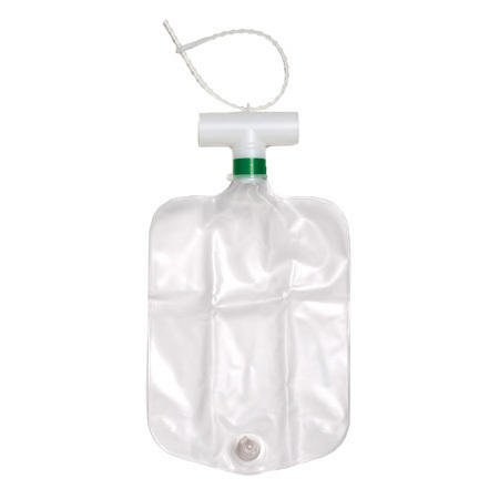 Aerosol Drainage System, Drainage Bag with T Adapter, Plastic Chain, Drainage Port, Disposable