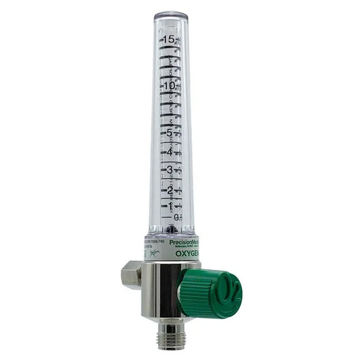 Chrome Oxygen Flowmeter, 0-5 LPM