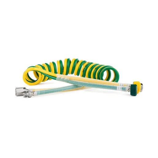 Dual Blender Hose, Coiled, DISS Fittings, 10ft
