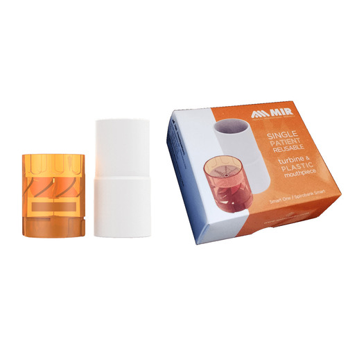 Spirobank™ OXI Spirometer and Oximeter with Orange Turbine and Mouthpiece