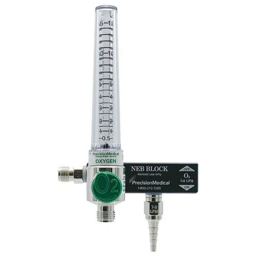 Neb Blocks with Chrome Body Flowmeter