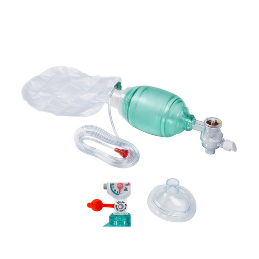 AirFlow™ Manual Resuscitator BVMs with Integrated Pressure Manometer, Pediatric