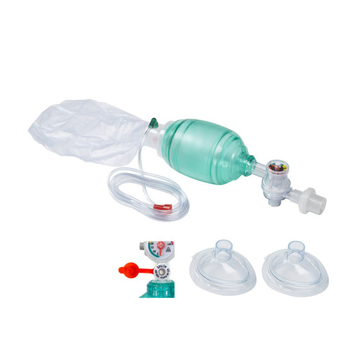 AirFlow™ Manual Resuscitator BVMs with Integrated Pressure Manometer, Pediatric