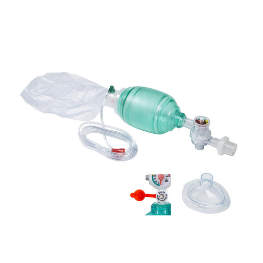 AirFlow™ Manual Resuscitator BVMs with Integrated Pressure Manometer, Pediatric