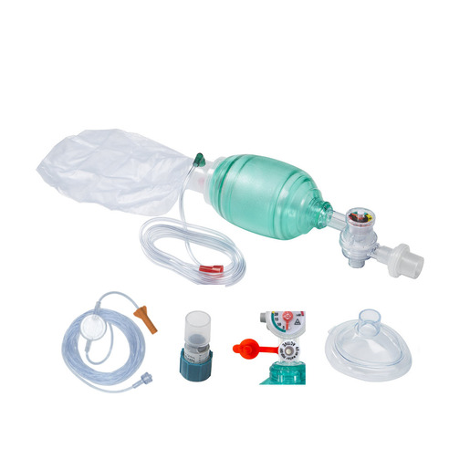 AirFlow™ Manual Resuscitator BVMs with Integrated Pressure Manometer, Pediatric