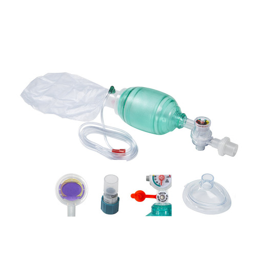 AirFlow™ Manual Resuscitator BVMs with Integrated Pressure Manometer, Pediatric
