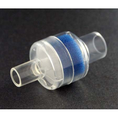 Filter, HME, BVF, Straight, w/o Gas Sampling Port