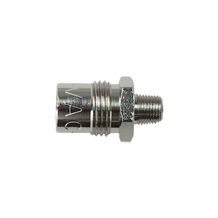 Adapter, Vacuum, w/Knob, w/Check Valve, DISS Male, 1/4 in Barb