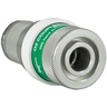 Coupler, Check Unit, Oxygen, Schrader, 1/4 NPT Male