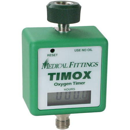Oxygen Timer, Timox, Automatic, Time Increments of 0.1 Hours, Hand Tight Knob