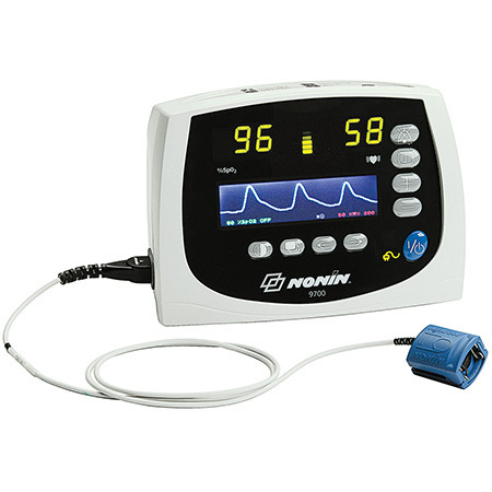 Pulse Oximeter, Avant 9700, Digital, Tabletop/Portable, Waveform, 8000AA-3 Finger Sensor