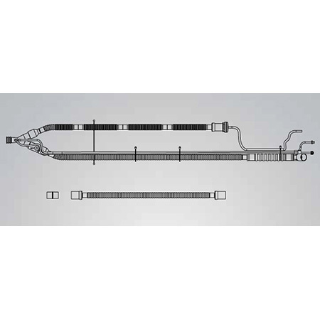 Volume Ventilator Circuit, Pediatric, 1 Heated Wire, No PEEP