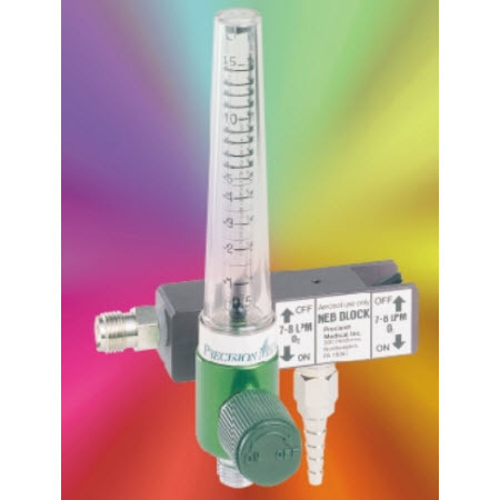 Neb Block w/ Puritan-Bennett, 15L Flowmeter