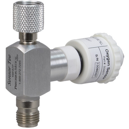 Reusable Oxygen Sensor Tee Piece, DISS Female by DISS Male Oxygen