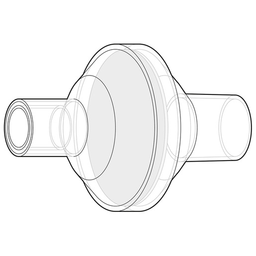 Bacteria Filter, for Trilogy100 Ventilator, Replacement, Disposable
