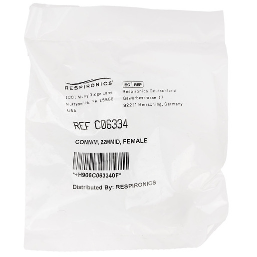 Connector, PLV, 22 mm ID