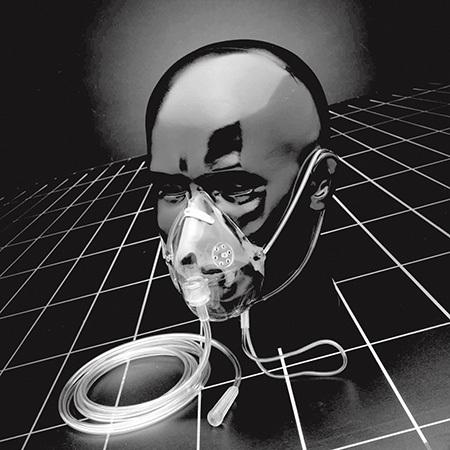 Oxygen Mask, Adult, Elongated, Medium Concentration