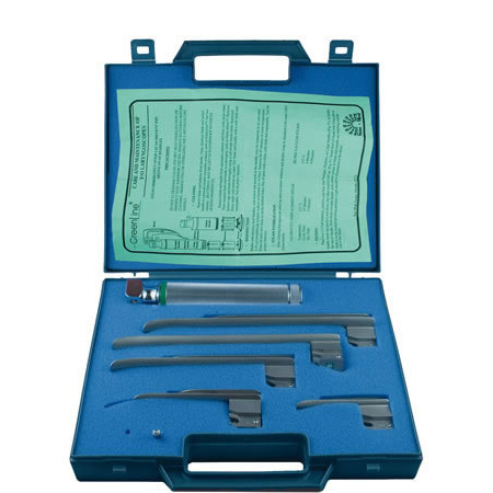 GreenLine Miller English Profile Laryngoscope Kit