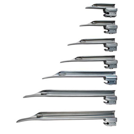 GreenLine Miller Laryngoscope Blade, German Profile, Extended Infant, Size 1.5, 130mm