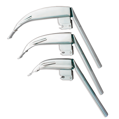 Laryngoscope Blades, GreenLine, Mac, English Profile