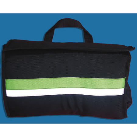 Case, for Airway Management, Black Nylon w/Green Strip, Soft, 3-way Fold Out, Case Only
