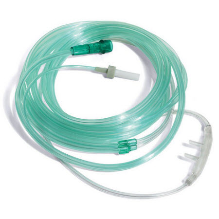 EtCO2/O2 End Tidal Sampling Cannulas, Adult