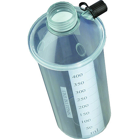 Collection Cannister, for Du-O-Vac Plus Model 5-100, Replacement Bottle, Impact Resistant Plastic