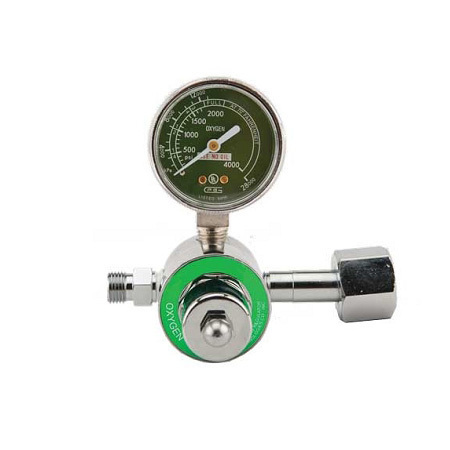 CGA-540 Nut & 3" Nipple, Regulator Inlet Bottle/ Cylinder Fittings (Oxygen