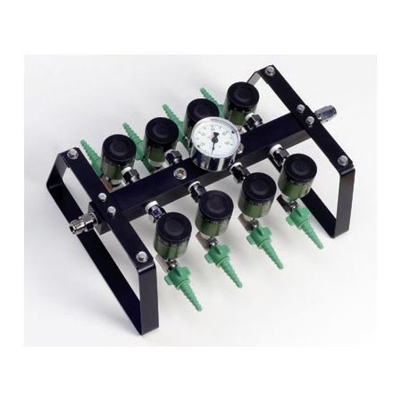 Manifold, Octi-Flo2, Oxygen, Emergency, Portable, Up to 8 Patients, 0-25 LPM Flowmeters