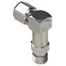Hex Nut and Nipple 90 Degree Swivel Assembly, Oxygen, DISS 1240 x DISS Demand Check