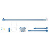 Breathing Circuit, 15mm Single Limb Heated Wire, Breathing System 1.6M, CPAP/High Flo, Neonatal