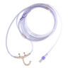 Monitoring Cannula, Adult, Oral/Nasal, 7-ft Airflow Pressure/Snore Tube, Male Luer Lok, No Filter