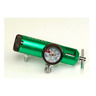 Oxygen Regulator, Click Style, 0-25LPM, E Cylinder, Yoke, Barb Out, Power Take Off 90 Degree Angle