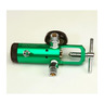 Oxygen Regulator, Click Style, 0-25LPM, E Cylinder, Yoke, Barb Out, Power Take Off 90 Degree Angle