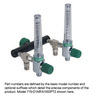Oxygen Flowmeters, Tee Branch